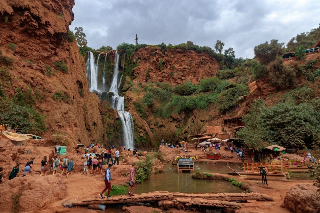 Excursión de un día desde Marrakech a las Cascadas de Ouzoud