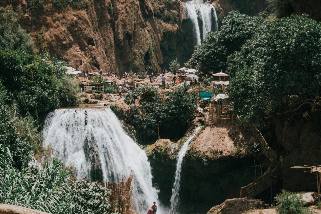 Excursión de un día desde Marrakech a las Cascadas de Ouzoud